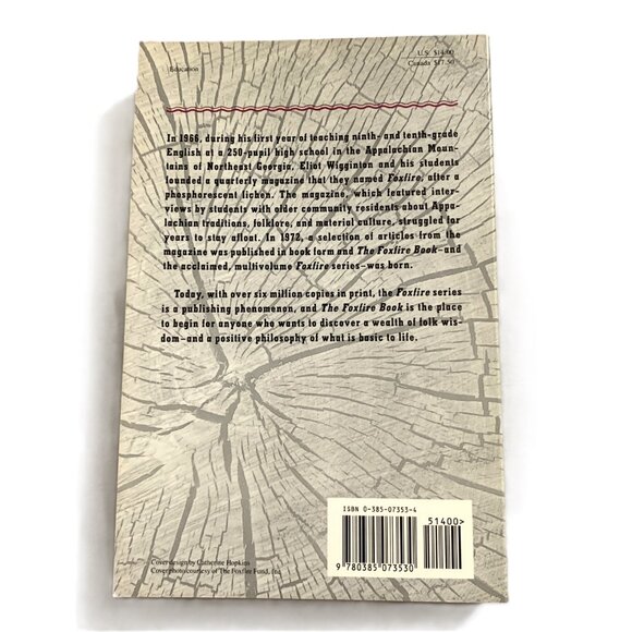 The Foxfire Book 1972 Vintage Brooks Eliot Wigginton Moonshining and More - Picture 2 of 10